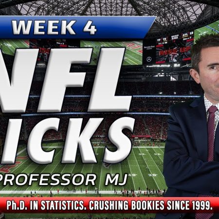 NFL PICKS WEEK 4 | FOUR PICKS & PREDICTIONS BY PhD in STATISTICS #nflweek4 #nflpicks