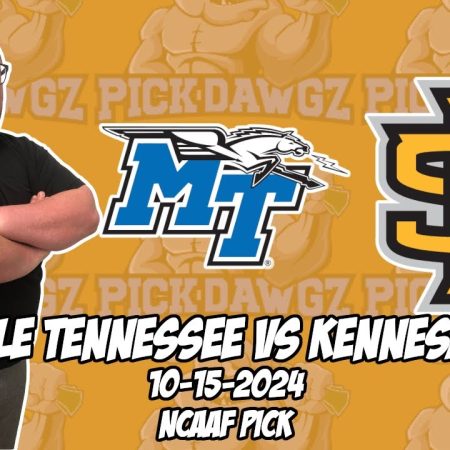 Middle Tennessee vs Kennesaw State 10/15/24 College Football Picks & Predictions | Week 8 NCAAF Tips