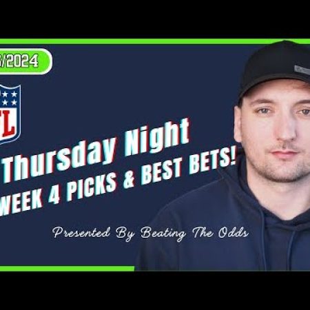 NFL WEEK 4 THURSDAY NIGHT PICKS AND BEST BETS & BEST BETS FOR SEPTEMBER 26TH 2024!