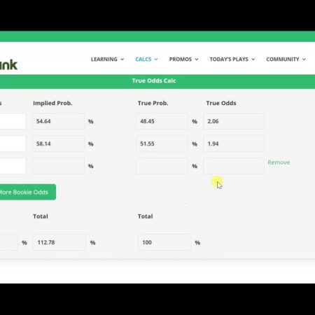 Overround & True Odds Calculator