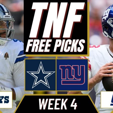 Thursday Night Football Picks (NFL Week 4) COWBOYS vs GIANTS | TNF Parlay Picks