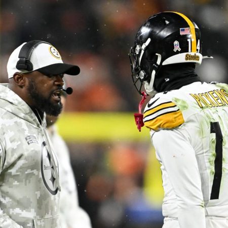 Mike Tomlin speaks for first time on George Pickens trade